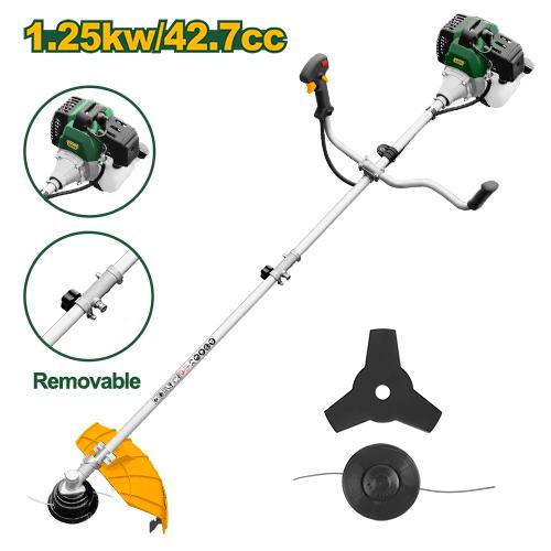 Gasoline grass trimmer and brush cutter
