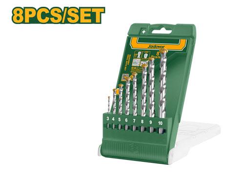 8 Pcs masonry drill bits set