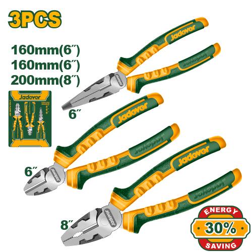 3 Pcs high leverage pliers set