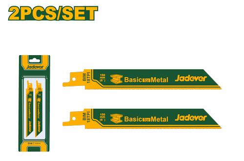 Reciprocating saw blades for metal